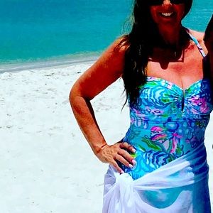 Lilly Pulitzer One Piece Swimsuit Size 8